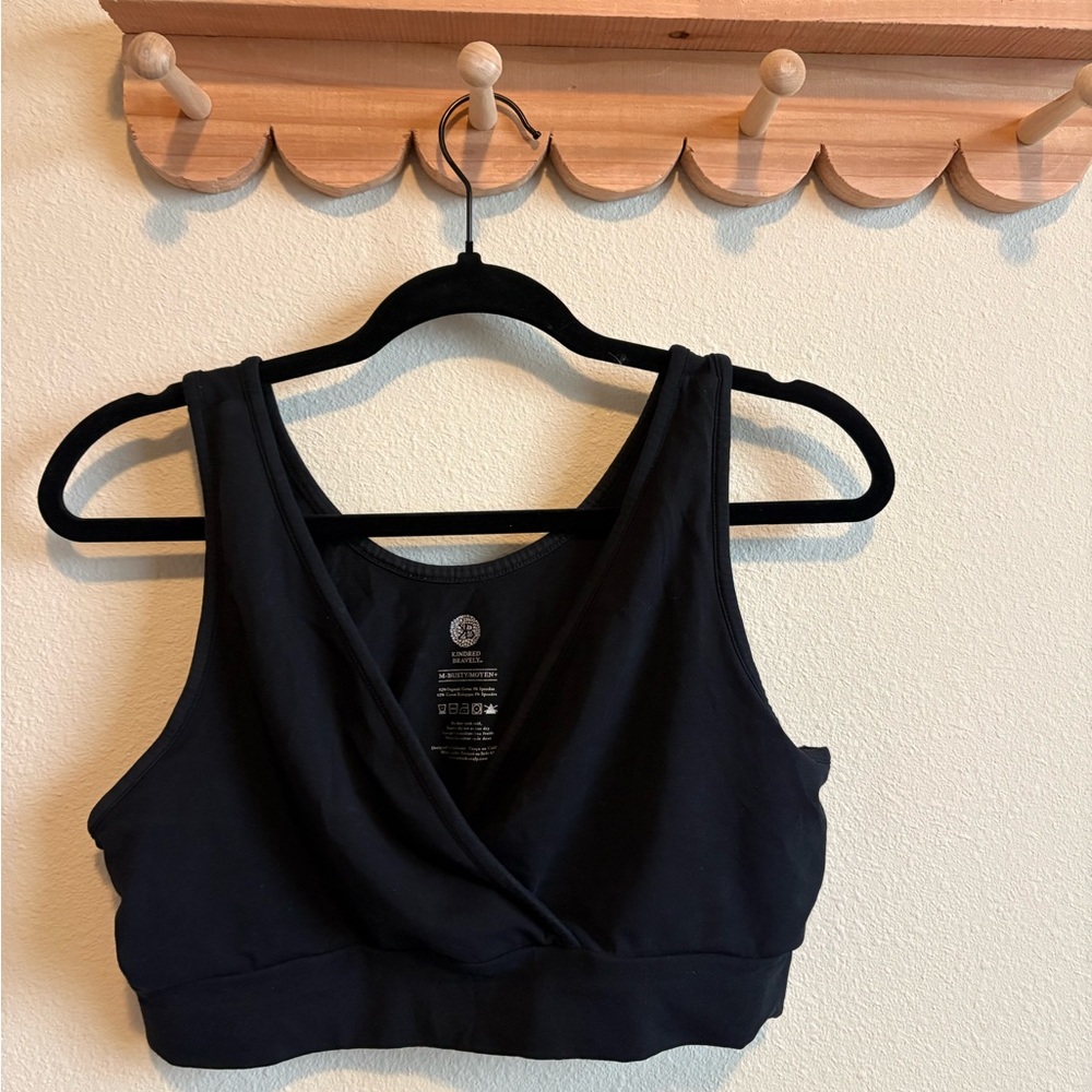Kindred Bravely Black Nursing Sleep Bra
